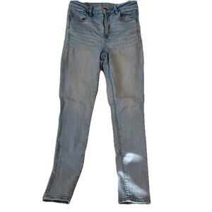 American Eagle Jeans Women 8 Reg Blue Denim Next Level Stretch Skinny Jegging